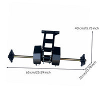 Rear Axle with Brackets Rear Axle Assembly Easy to Install for DIY Builders, Hobbyists,