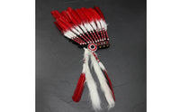 Feather Headdress Costume American Indian Style Headwear Dramatic Headband with Feathers for Cosplayers, Entertainers, Stage Performances, Photography