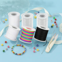 1mm Elastic Cord Kit Reusable Elastic String Kit Portable Drawstring Threader