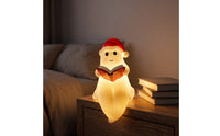 Spirit Lamp with Santa Hat Festive Spirit Lamp Cute Tabletop Ornament for Holiday Decor, Bedside Table