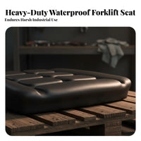 Aftermarket Part Forklift Seat Cushion Wear-Resistant Replacement Forklift Seat Pad Easy Installation for Warehouse, Outdoor, Factory