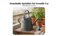 Long Spout Watering Can Large Capacity Watering Can with Sprinkler Head Easy to Fill 3.8L Garden Waterer for Gardeners, Outdoor, Balcony, Patio