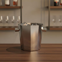 Champagne Ice Bucket Easy to Clean Champagne Chiller Bucket Food Grade Stainless Steel Beverage Tub for Bar