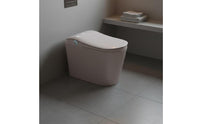 Ergonomic Design Smart Toilet Quiet Operation Intelligent Toilet Warm Water Wash Bathroom Fixture Soft-Close Lid for Elderly