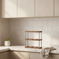 Espressos Tamper Station Countertop Espressos Organizer with Tool Slots Organized Coffee Tool Holder for Baristas