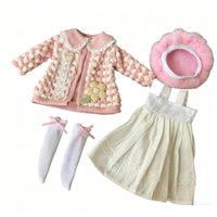 Interchangeable Outfits 30cm BJD Doll Clothes Set Soft Textile 1/6 Scale Doll Apparel Cute Design BJD Outfit Set Handmade for Collection