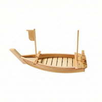 Sushi Boat Wooden Sashimi Serving Boat Food Sushi Serving Tray for Themed Parties