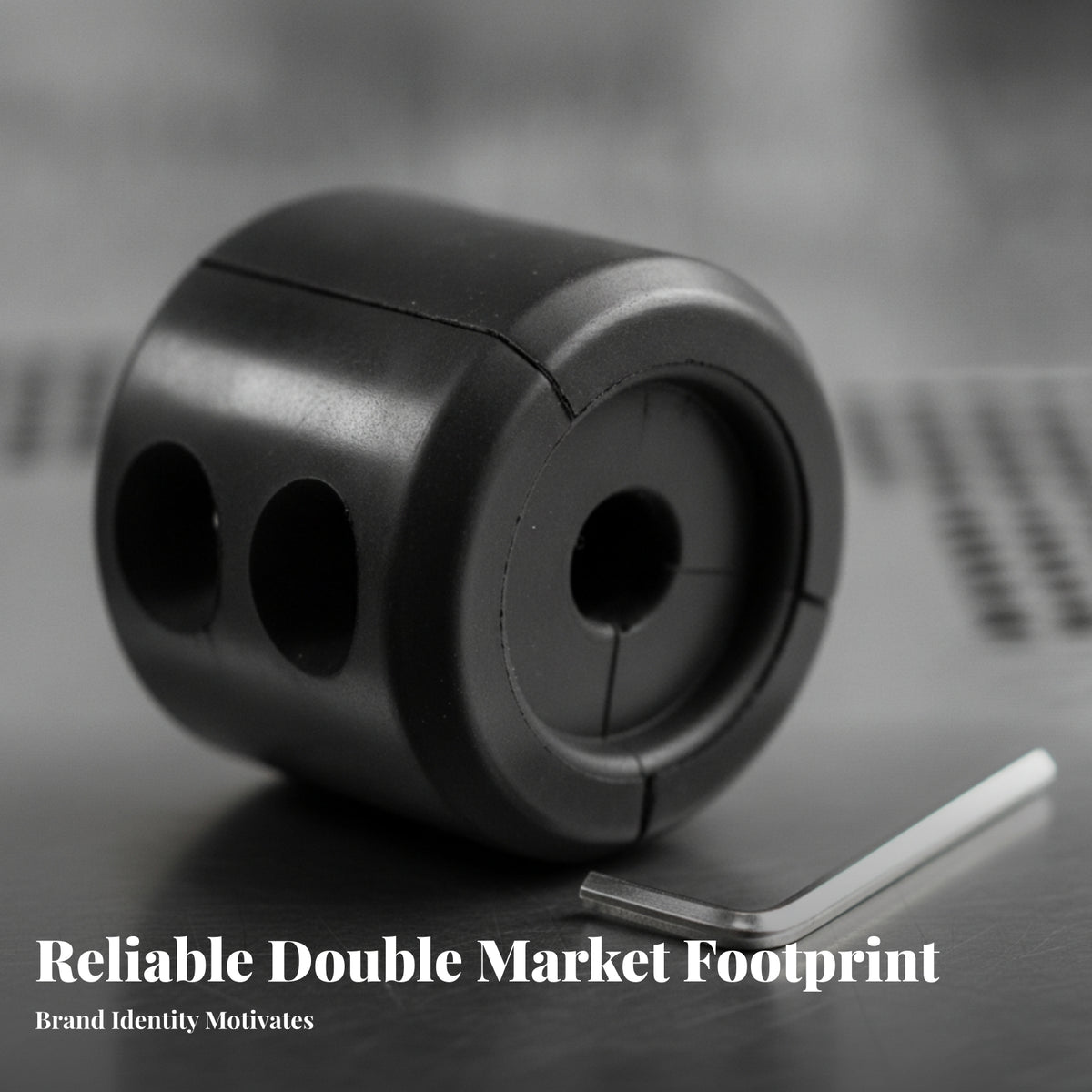 Side Openings Black Rubber Winch Rope Stopper Matte Finish Winch Rope Stopper Hex Key Included for Winching