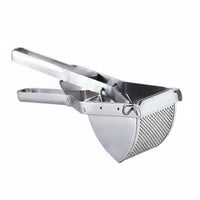 Easy to Clean Stainless Steel Potato Ricer Ergonomic Handle Heavy Duty Potato Press for Home Cooks, Chefs