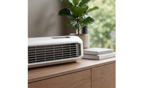 Rechargeable Desk Fan with Phone Holder Compact Wall Mount Fan with Phone Holder Personal Air Circulator Cool for Kitchen