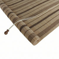 Bamboo Roller Blind Light Filtering Bamboo Roller Shade Adjustable for Sunroom