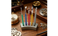 10 Pieces Watch Case Opener Tool Kit Easy to Use Stainless Timepiece Tool Set