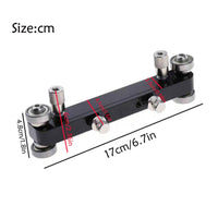 Guitar Nut Sander Versatile Compatibility Guitar Saddle Sander Metal Construction Adjustable Grinding Jig for Luthiers