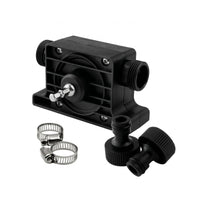 Metal Shaft Coupling Drill-Driven Fluid Pump Threaded Ports Drill-Powered Pump Compact Fluid Mover
