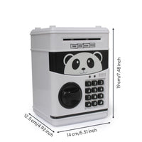 ATM Piggy Bank Secure-Look Piggy Bank with Keypad Electronic Safe with Dial Realistic Sturdy for Children, Playroom, Bedroom