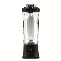 6 Blades Portable Juicer Cup Single-Button Operation Cordless Fruit Blender Food-Grade Material for Office, Gym