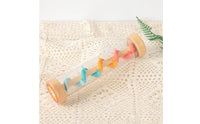 Develops Fine Movement Skills Wooden Rainstick Shaker Lightweight Rain Sound Tube Easy Grip Child-Centered Rainmaker Instrument Polished Rounded Corners for Babies