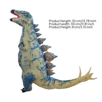 Inflatable Dinosaur Costume Quick to Inflate Inflatable Dinosaur Costume Playful for Halloween, Cosplay Parties