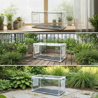 Mini Portable Greenhouse for Indoor Plants, Succulents, and Mushrooms - Waterproof and Easy Assembly
