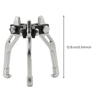 Silver-Finished Bearing Removal Tool Metal Bearing Puller Organized Portable for Mechanics, Technicians, DIYers, Automotive Repair, Workshops, Maintenance