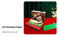 Creative Gift Tear-Away 3D Notepad Multifunctional Paper Sculpture Notepad With LED Light for Students, Adults, Study Room, School, Home