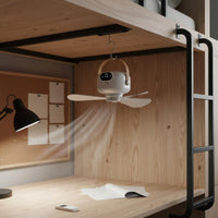 Ceiling Fan Light 3 Speed Settings Home Appliance for Dorm Room, Outdoor Camping