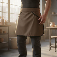 Nylon Twill Waist Apron Bag Adjustable Waistband Encircling Waist Bag Large Front Pocket Tool Belt Pouch Long-Lasting for Casual Outdoor Use, Everyday Carrying