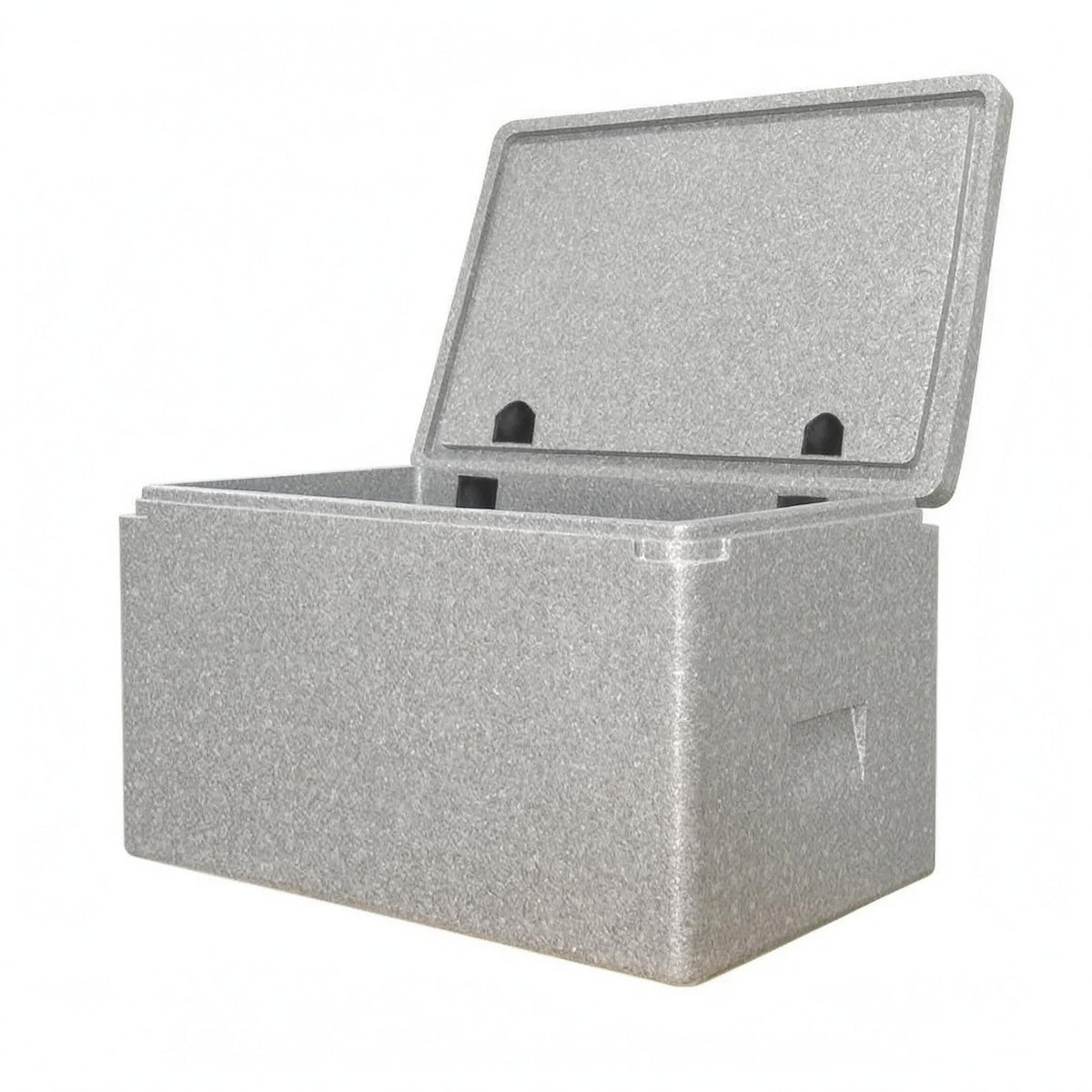 Rigid Lid Expanded Polypropylene Insulated Box Rectangular Food-Grade Thermal Box Textured