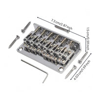 Six-String Guitar Bridge Mounting Screws String-Through Bridge Easy to Install