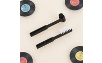 2 Pieces Deep-Clean Vinyl Cleaning Brush Residue-Clear Turntable Stylus Cleaner for Audiophiles