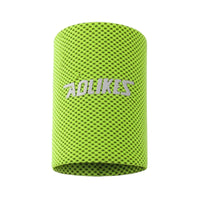 Wrist Sweatband Cool-Feel Sports Wristband with Logo Stretch Band Lightweight for Runners, Running, Gym