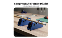 2 Pieces Long-Lasting Two-Wheel-Wheel Build Pool Cue Straightness Tester High Precision Bearing Billiard Cue Straightness Checker Effortless