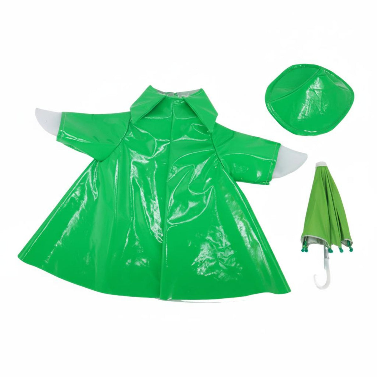 3 Pieces Rainy Day Theme Goose Statue Raincoat Set Decorative Lawn Goose Clothes Rainproof Duck Statue Rain Gear Weather Resistant for Patio
