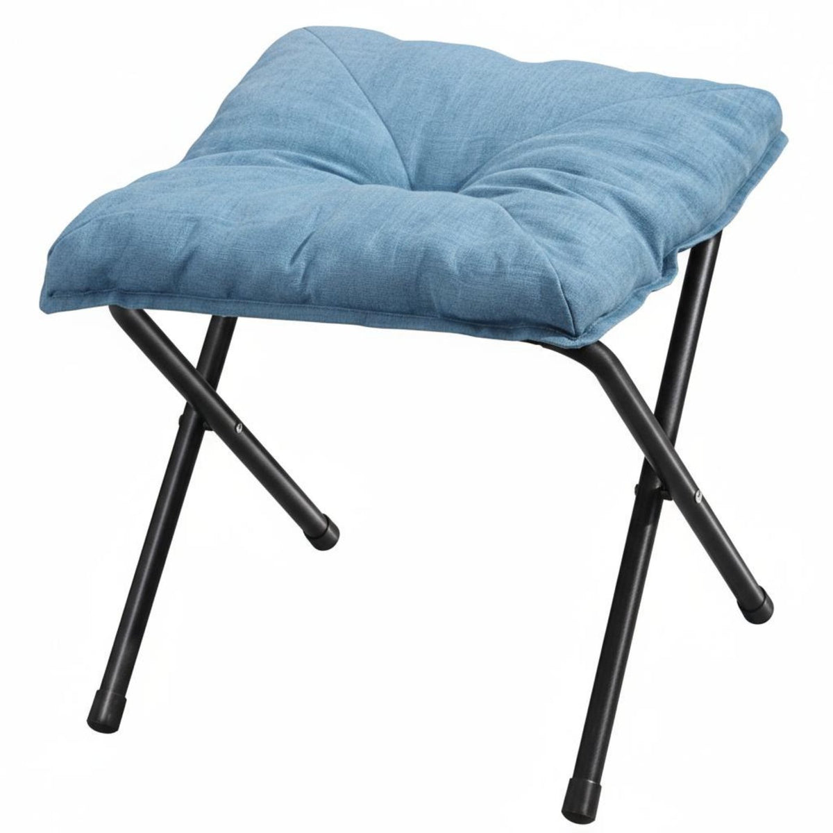 Collapsible Padded Leg Rest Space-Saving Footstool adaptable for Home Users