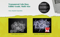 Transparent Cake Base Insert for Decorating
