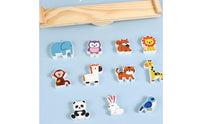 Cognitive Development Woodland Creature Balance Blocks Coordination Training Wooden Creature Stacking Game Educational Fine Dexterity Skills for Children, Toddlers, Home Play, Preschool