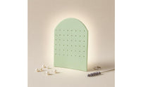 Matte 48-Hole Earring Stand Textured Tabletop Earring Holder Upright Jewelry Tree Stand Arch Design