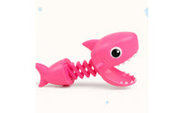 Spring-Loaded Shark Grabber Toy Interactive Shark Clamp with Trigger Handheld Extendable for Children, Toddlers, Party Favors, Bath Time, Classrooms