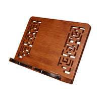 Book Rack with Retaining Lip Multifunctional Desktop Book Stand Hard-Wearing Holder for Readers, Desk, Learning
