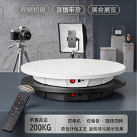 DC Motorized Rotating Display Turntable for Livestreaming and Photography