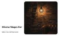 Hollow Iron Light Cover Easy to Install Hollow Mesh Light Shade DIY Friendly Metal Mesh Lampshade for Crafters, Crafting Aficionados, Cafe, Bar