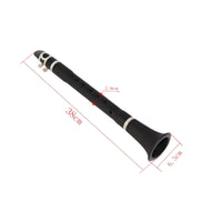 Pocket Clarinet Portable Keyless Clarinet Easy to Play Woodwind Instrument for Adult Beginners