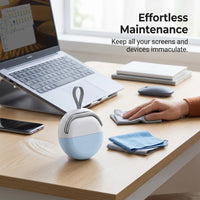 Multi-Functional Keyboard Cleaning Brush Pen for Computer Laptop, Portable Electronics Cleaner Kit with Soft Brush for Earbuds