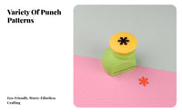 Educational Craft Punch Multiple Shapes Available Shaped Hole Punch Easy to Use for Crafters, Students, DIY Projects, Card Making, Classroom