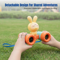 Children's Binoculars, 8x Magnification, HD, Bunny Design, Lightweight, Preschool, Random Color