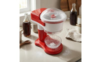 Electric Shaved Ice Machine Crusher Hand Washable Shaved Ice Machine Compact Chilled Treat Maker