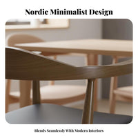 With Armrests Bull Curve Chair Nordic Design Upholstered Occasional Chair Minimalist Design Home Furniture Contoured Seat for Homeowners, Interior Designers, Adults, Dining Room, Restaurant, Bedroom, Waiting Area
