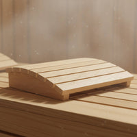 Sauna Headrest Ventilated Design Ergonomic Sauna Pillow Wooden Neck Support for Spa