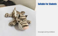 Cute Plush Animal Pencil Case, Cartoon Monkey, Kids Stationery Box, Student Storage Bag, Soft Touch, Ins Style