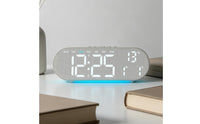 Multifunction Desk Clock Illuminated Base Tabletop Gadget Nightlight